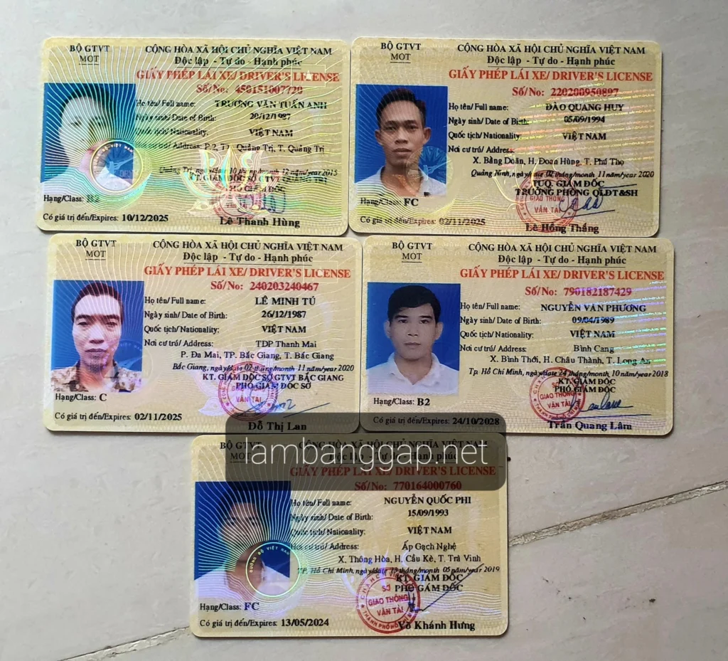 làm lại bằng lái xe máy